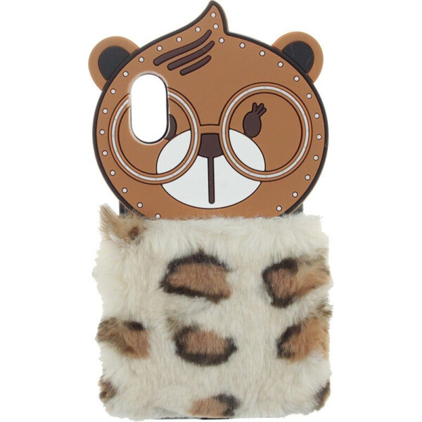 

Чехол-накладка TOTO TPU Fluffy Case для iPhone X Bear Brown