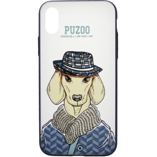 

Чехол-накладка PUZOO Artdog Phone iPhone X White Ravan