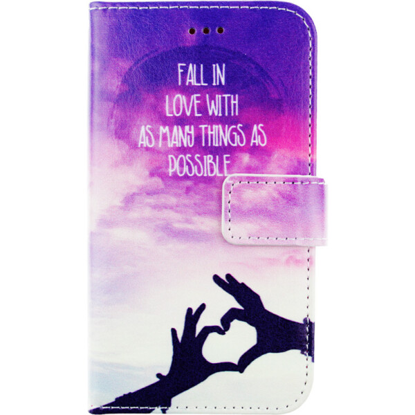 

Чехол-книжка TOTO Book Universal cover Picture magic with window 4.0'-4.5' Рeart