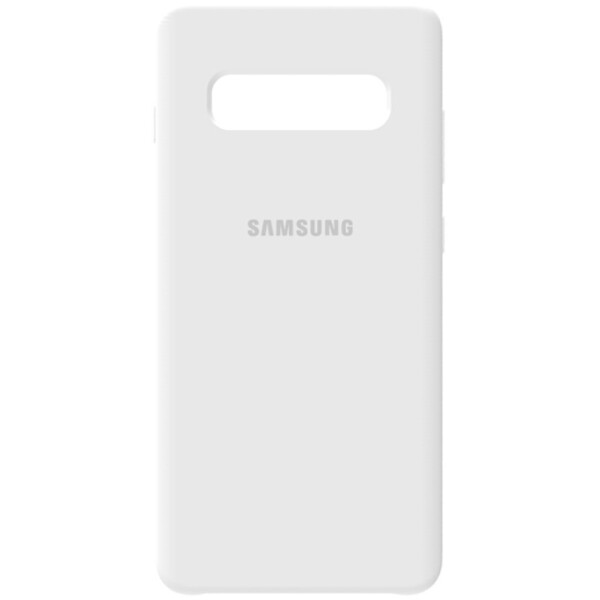 

Чехол-накладка Samsung Silicone Case Galaxy S10+ White