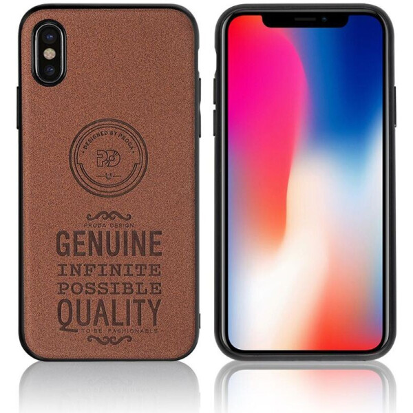 

Чехол-накладка Remax Visa Series Apple iPhone X Brown