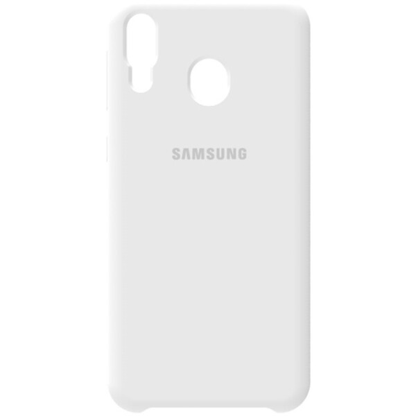 

Чехол-накладка Samsung Silicone Case Galaxy M20 White