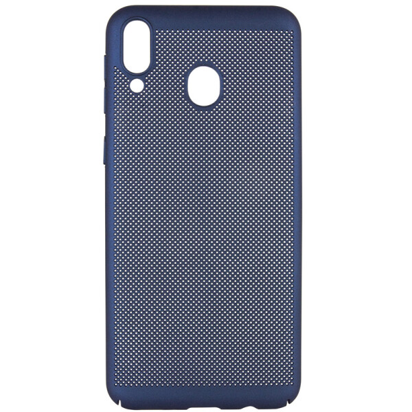 

Ультратонкий дышащий чехол Grid case для Samsung Galaxy M20 (Темно-синий ) (707751)