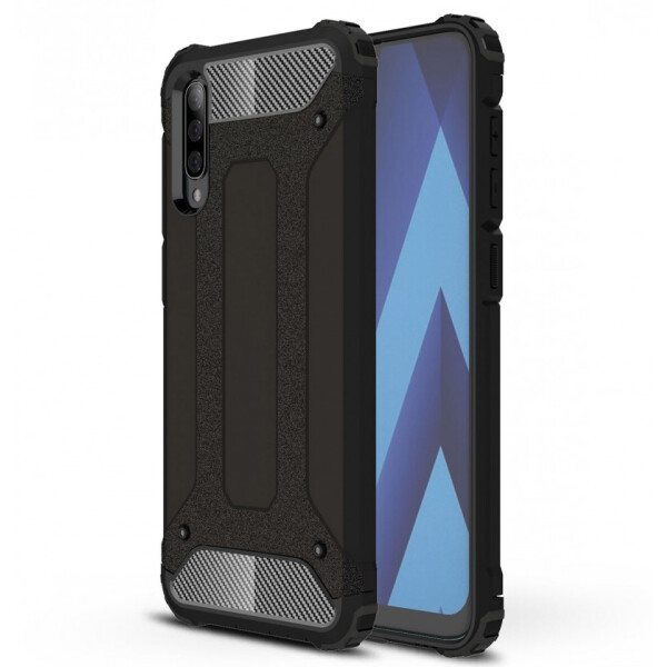 

Бронированный противоударный TPU+PC чехол Immortal для Samsung Galaxy A70 (A705F) (Черный) (707637)