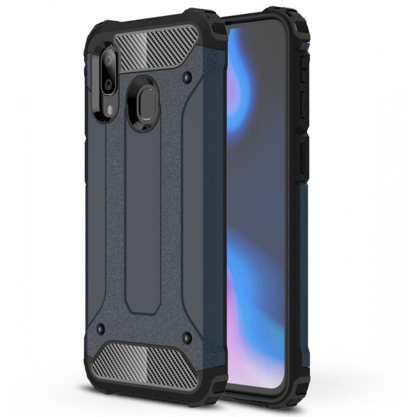 

Бронированный противоударный TPU+PC чехол Immortal для Samsung Galaxy A40 (A405F) (Серый / Metal slate) (707626)