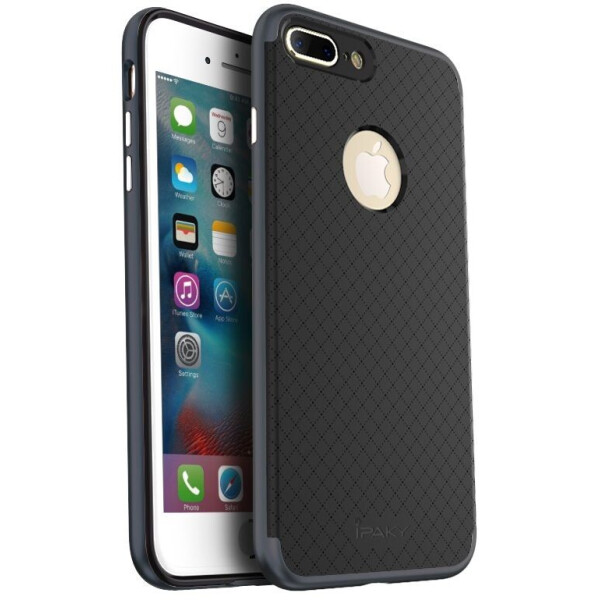 

Чехол-накладка Ipaky TPU plusPC iPhone 7 Plus Black/Grey