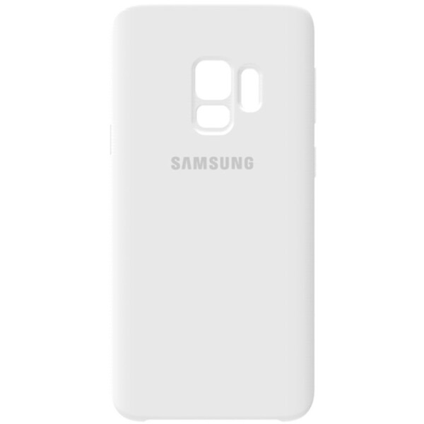 

Чехол-накладка Samsung Silicone Case Galaxy S9 White