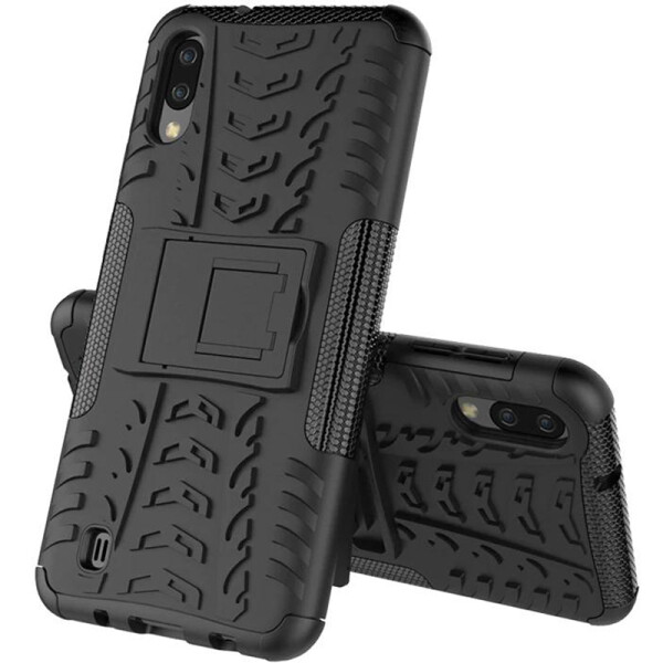 

Противоударный двухслойный чехол Shield для Samsung Galaxy A20 / A30 / A50 с подставкой (Черный) (707493)