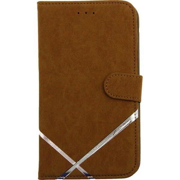 

Чехол-книжка TOTO Book cover silicone slide Universal 6,5" (№2) Brown