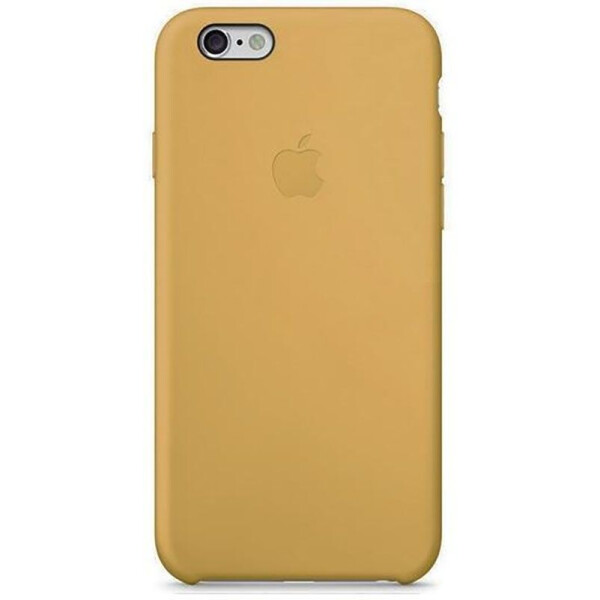 

Чехол-накладка Apple Leather Case iPhone 6/6S Gold