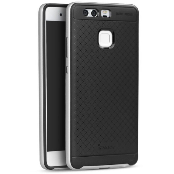 

Чехол-накладка Ipaky TPU plusPC Huawei P9 Black/Silver