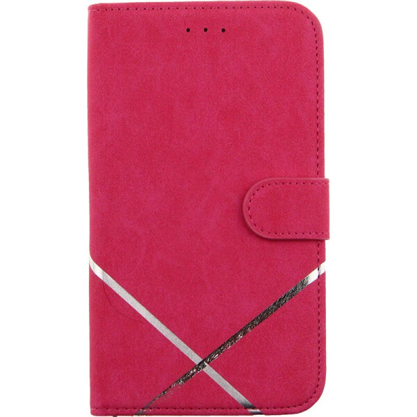 

Чехол-книжка TOTO Book cover silicone slide Universal 6,5" (№2) Pink