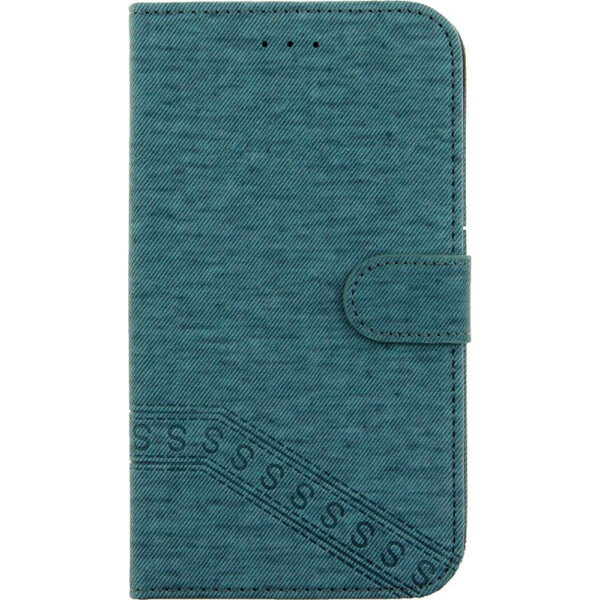

Чехол-книжка TOTO Book cover silicone slide Universal 6,5" (№4) Blue