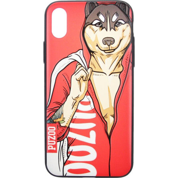

Чехол-накладка PUZOO Yuppie Phone iPhone X Red Du