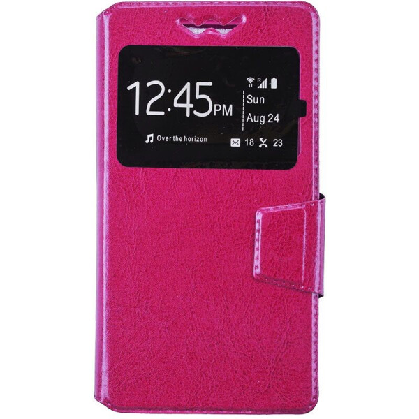 

Чехол-книжка TOTO Book cover silicone slide Universal 4.5'-4.8' Red