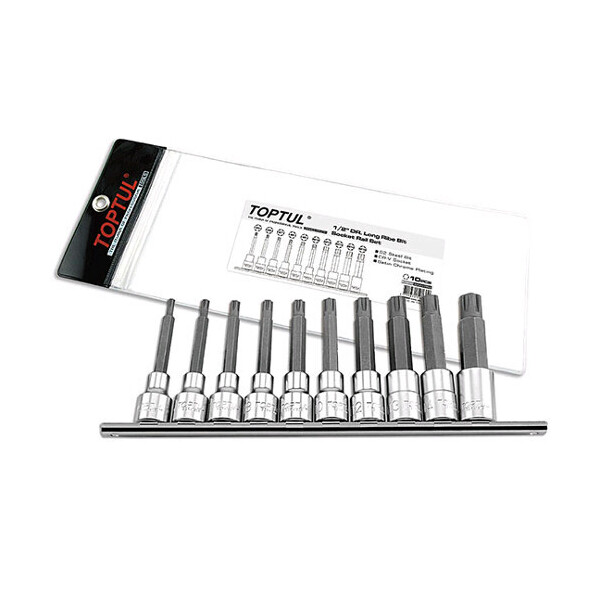 

Набор Головки С Насадкой Toptul 1/2" Ribe M5-M16 10Ед. Длинные Gaag1003