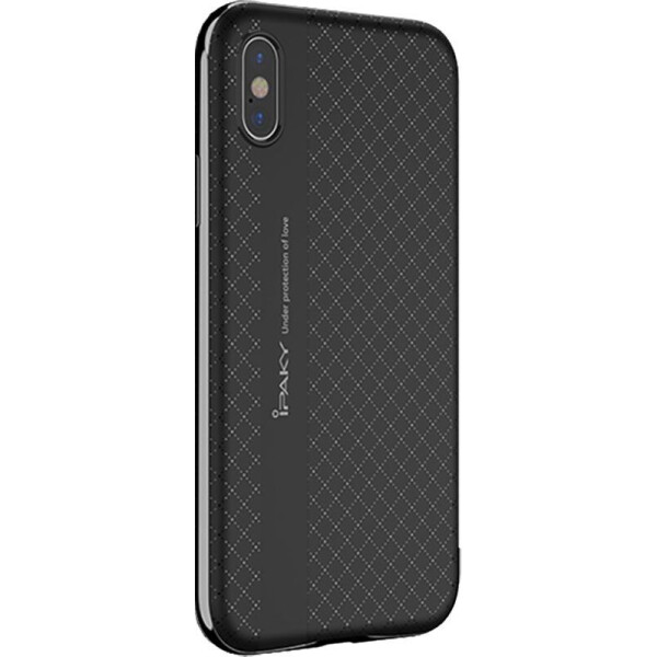 

Чехол-накладка Ipaky TPU plusPC iPhone X Black/Gray