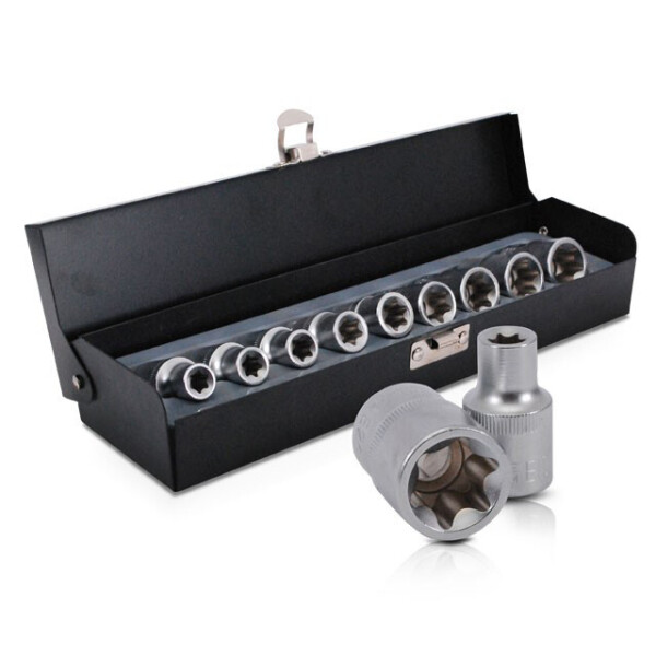 

Набор Головок Torx 9Шт, E10-E24, 1/2 Intertool Et-6014