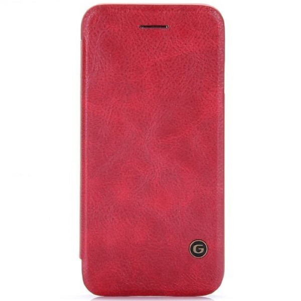 

Кожаный чехол книжка G-Case Vintage Business Series для Apple iPhone 5/5S/SE (Красный) (706864)