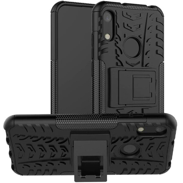 

Противоударный двухслойный чехол Shield для Huawei Y6 (2019) / Y6 Prime (2019) / Honor 8A (Черный) (700634)