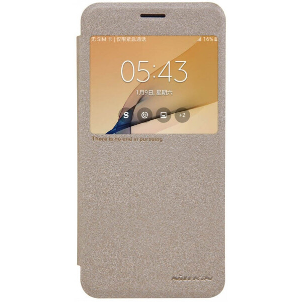 

Чехол-книжка Nillkin Sparkle case для Samsung Galaxy J5 Prime Gold
