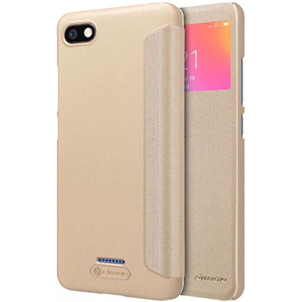 

Чехол-книжка Nillkin Sparkle Leather Case Xiaomi Redmi 6A Gold