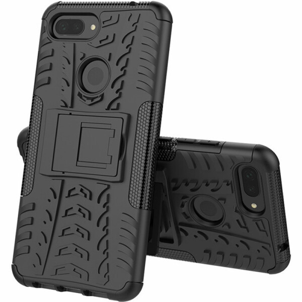

Противоударный двухслойный чехол Shield для Xiaomi Mi 8 Lite / Mi 8 Youth (Mi 8X) с подставкой (Черный) (700617)