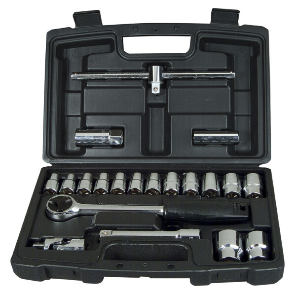 

Набор Инструментов 1/2", 20Ед (Головки, Вороток, Трещотка, Кардан) Stanley 1-94-650
