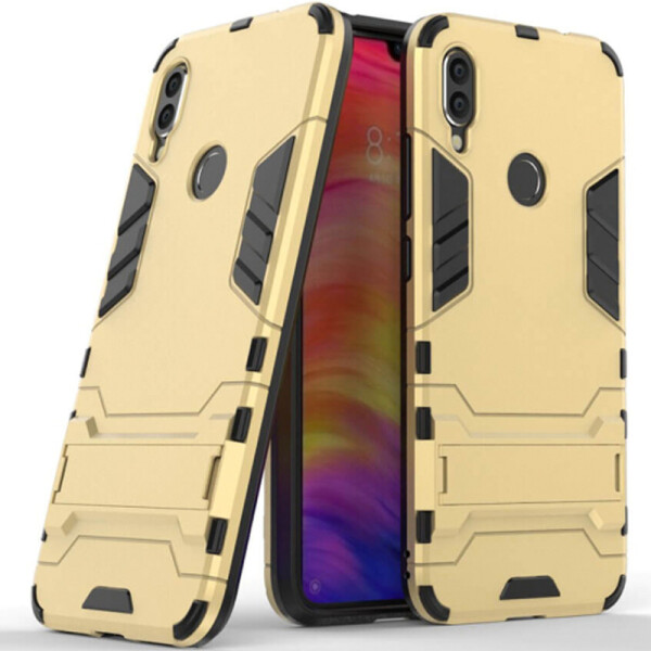

Ударопрочный чехол-подставка Transformer для Xiaomi Redmi 7 с мощной защитой корпуса (Золотой / Champagne Gold) (700236)