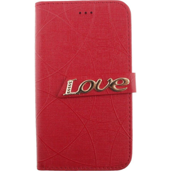 

Чехол-книжка TOTO Book Universal cover Love 5.0'-5.5' Red