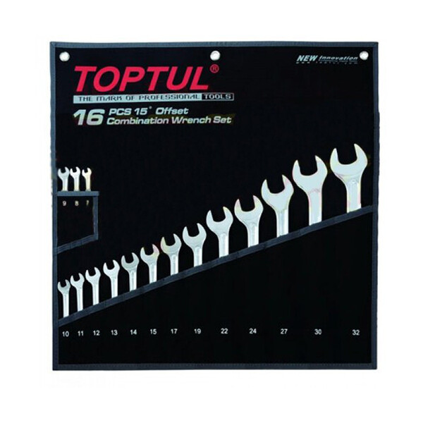 

Набор Ключей Рожково-Накидных Toptul 16 Шт. 7-32 Hi-Performance Gpax1601