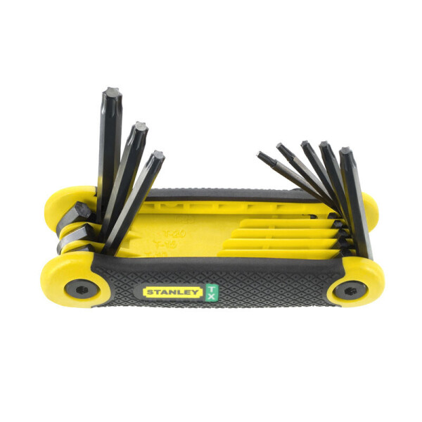 

Набор Ключей Торцевых "torx" 8 Ед. (T9-T10-T15-T20-T25-T27-T30-T40) Stanley 2-69-266