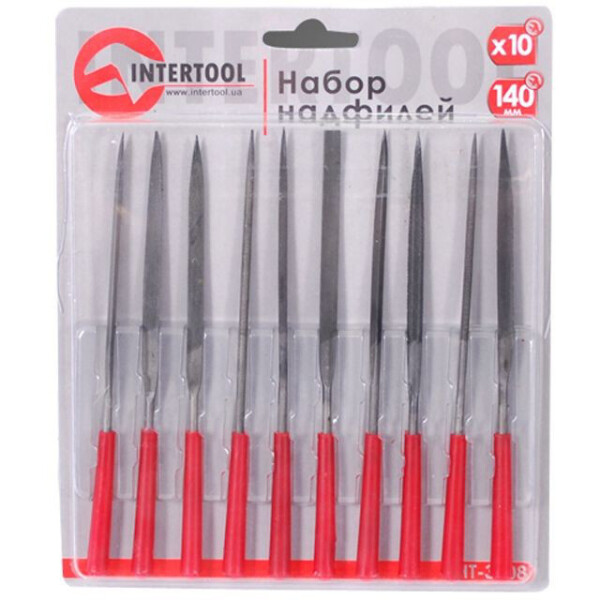 

Набор Надфилей 10Шт/упак., 140Мм. Intertool Ht-3708