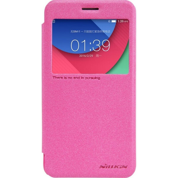 

Чехол-книжка Nillkin Sparkle case для Lenovo Vibe P1m Red