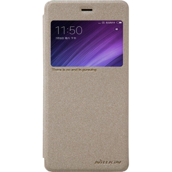 

Чехол-книжка Nillkin Sparkle case для Xiaomi Redmi 4 Gold