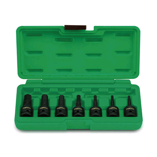 

Набор Насадок Ударных Hex Toptul 1/2" 4-14Мм 7 Ед. Gdai0702