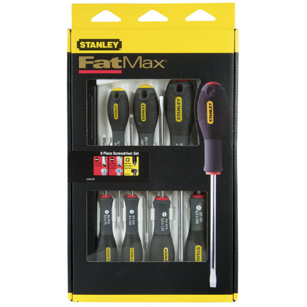 

Набор Отверток 8 Ед. Fatmax (+)Ph/(-) Eu Stanley 0-65-437