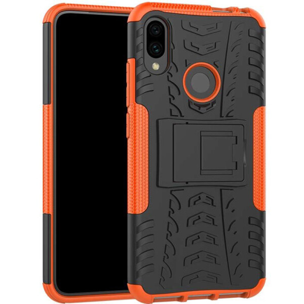 

Противоударный двухслойный чехол Shield для Xiaomi Redmi Note 7 / Note 7 Pro / Note 7s с подставкой (Оранжевый) (684799)