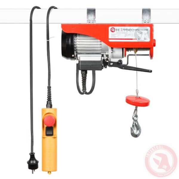 

Лебедка Электрическая 220/230В, 900Вт, 250/500Кг, Трос 4.2Мм*12М Intertool Gt1482