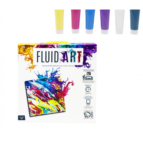 

Набор креативного творчества "Fluid ART" FA-01-01-2-3-4-5 ( FA-01-04)