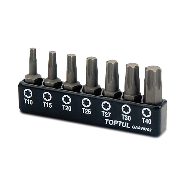 

Набор Бит Torx Toptul 1/4" 7Ед. (T10-T40) Gaav0702