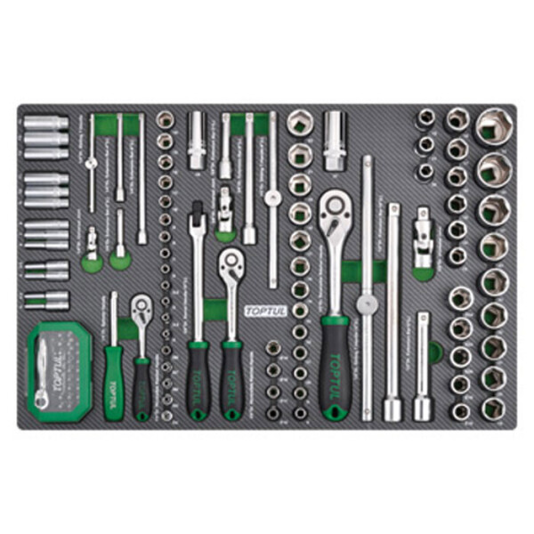 

Набор Инструмента В Ложементе 1/4", 3/8", 1/2" 126Ед. Toptul Gedc611