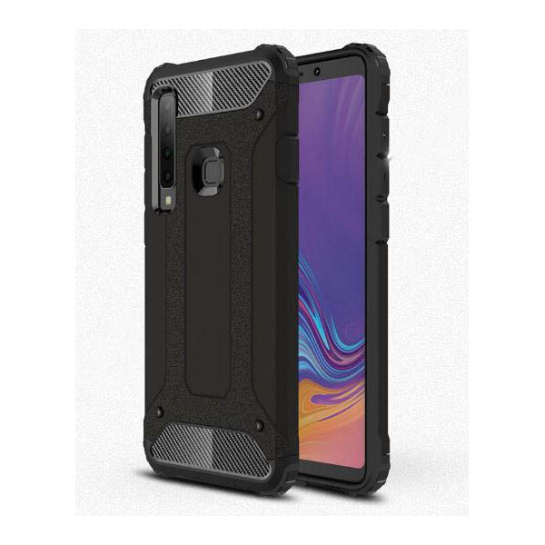 

Бронированный противоударный TPU+PC чехол Immortal для Samsung Galaxy A9 (2018) (Черный) (678025)