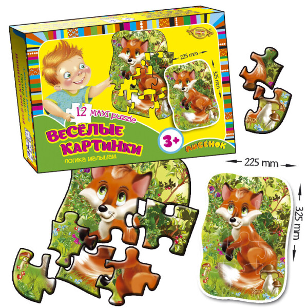 

Игра ";веселые Картинки. Лисенок"; Mkm0335