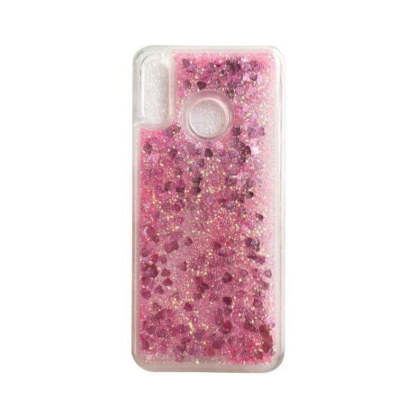 

TPU чехол Liquid hearts для Huawei P Smart+ (nova 3i) (Розовый) (665052)