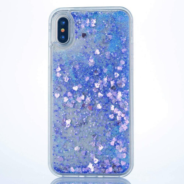 

TPU чехол Liquid hearts для Apple iPhone XS (5.8) (Бирюзовый) (665035)