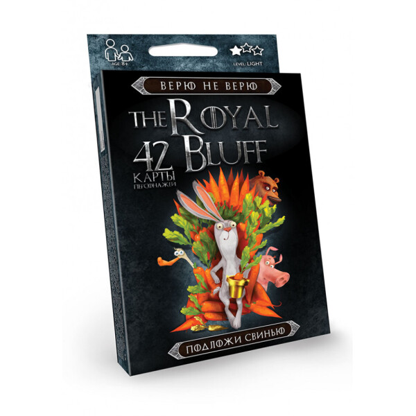 

Карточная Игра "the Royal Bluff" Укр Rbl-01