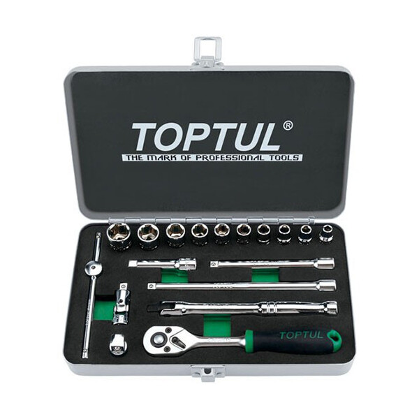 

Набор Инструмента Дюймового Toptul 1/4" 18Ед. 3/16"-9/16" Gcad1811