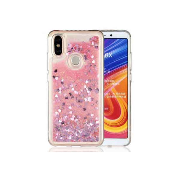 

TPU чехол Liquid hearts для Xiaomi Redmi Note 6 Pro (Розовый) (664936)
