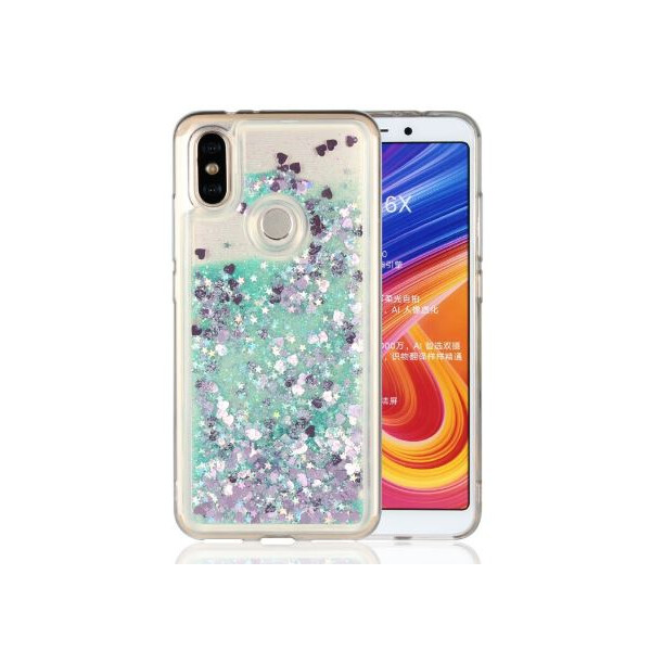 

TPU чехол Liquid hearts для Xiaomi Mi Max 3 (Бирюзовый) (664903)